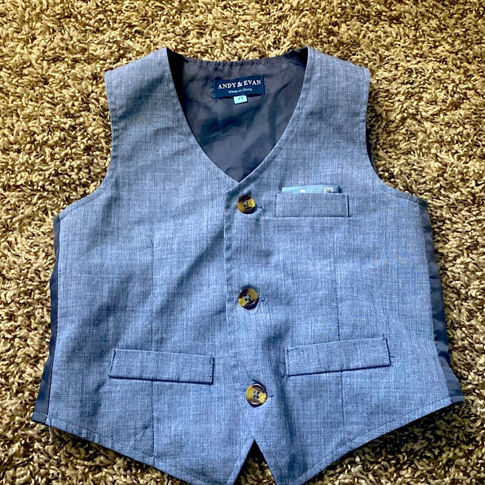 Boys vest formal wear